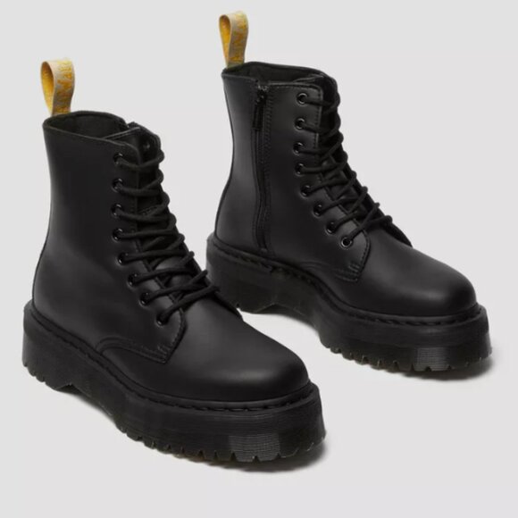 Doc Dr. Martens Vegan Jadon II Boot Mono Platforms - Size 8 - Picture 2 of 6